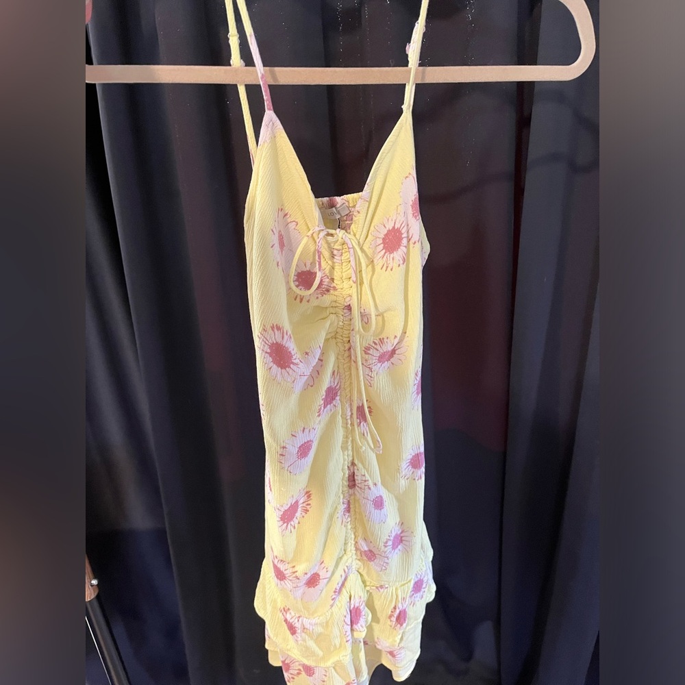 Yellow sunflower dress - Picture 1 of 3